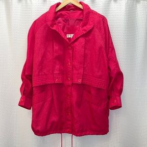 Petites Architect button down windbreaker size petite Medium